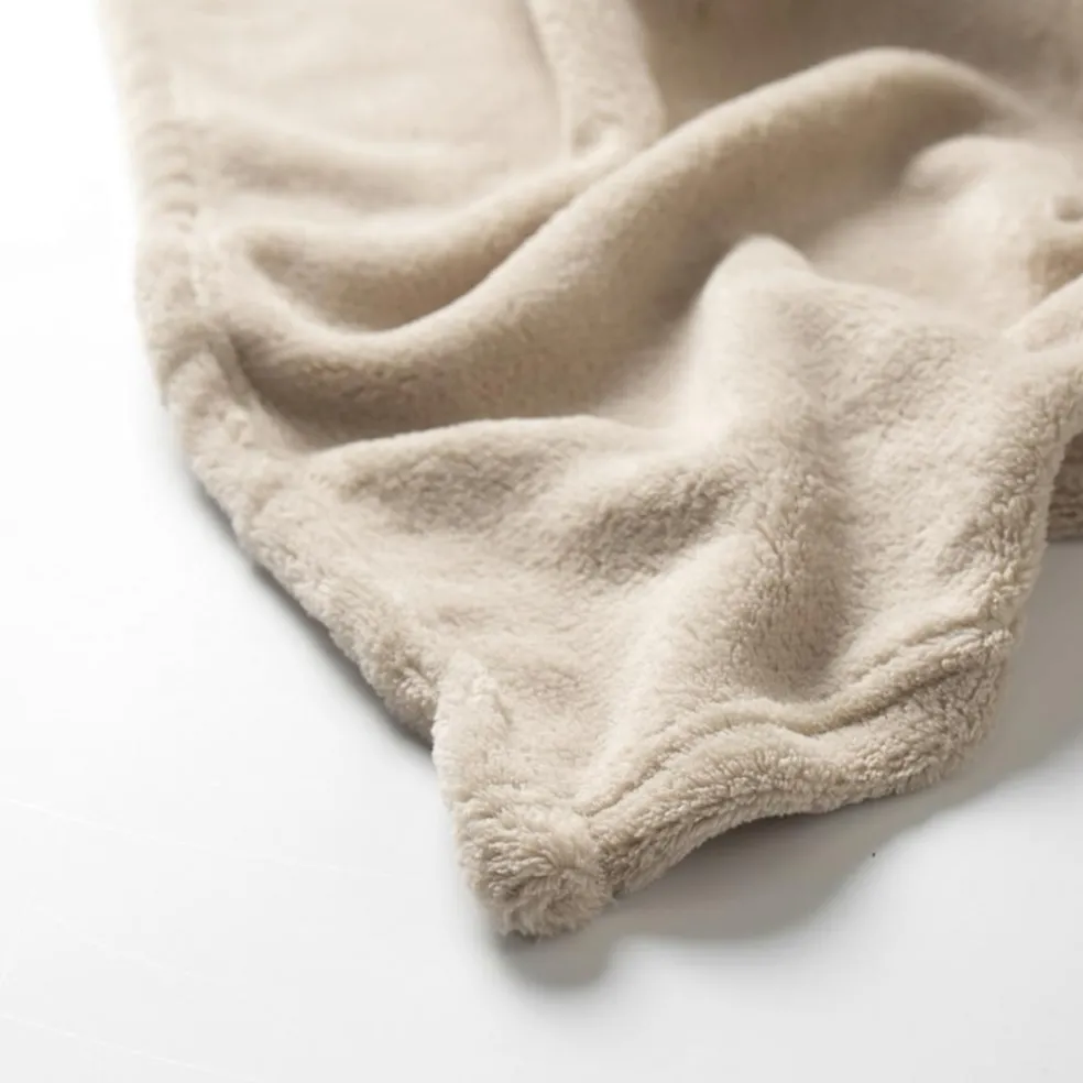 DWS Harvey fleece plaid 150 x 200 cm pumice stone