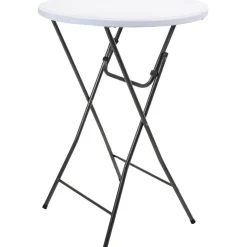 DWS Klaptafel ø 80 kunststof wit