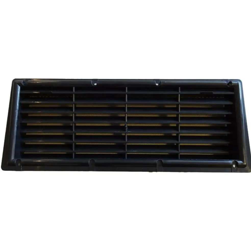 DWS Koelkast ventilatierooster 340 x 115 mm zwart