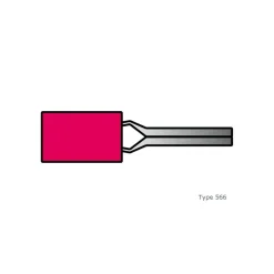 DWS Penstekker rood per 10 stuks