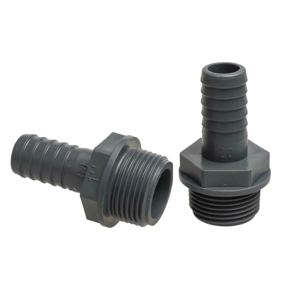 DWS PVC slangtule buitendraad 1 inch x 20 mm