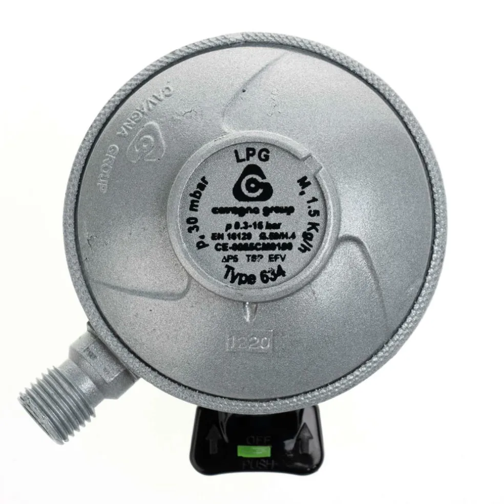 DWS Quick-on gasdrukregelaar 30 mbar 1/4 links