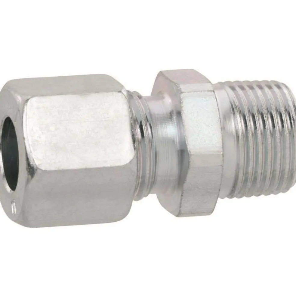 DWS Rechte knelkoppeling 10 mm x 3/8 buitendraad