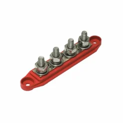 DWS Verdeelstrip 1 x M6 3 x M10 rood