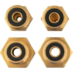 DWS Verloopset europa messing