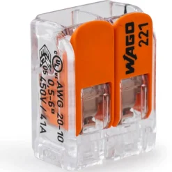DWS Wago Compact 2-voudige lasklem 0,5 - 6 mm²  per 5 stuks