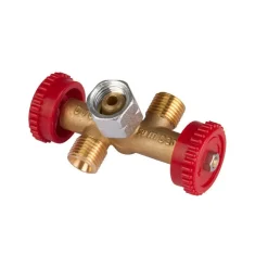 DWS 2-weg gaskraan 1/4 links