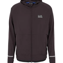 EA7 Dynamic Athlete Hooded trainingsjack heren brown