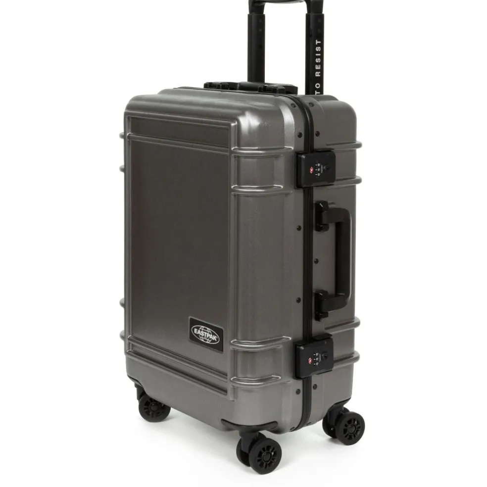 Eastpak Resist'r S koffer brushed metal