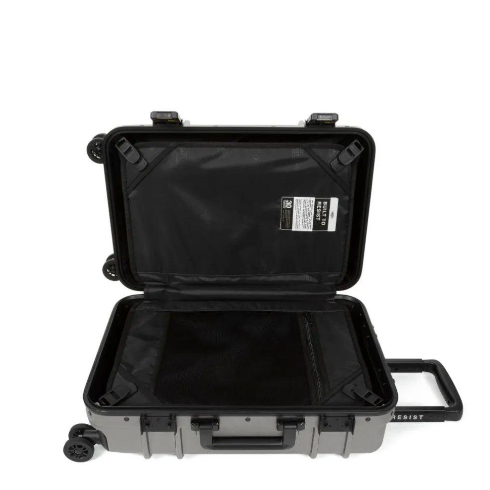 Eastpak Resist'r S koffer brushed metal
