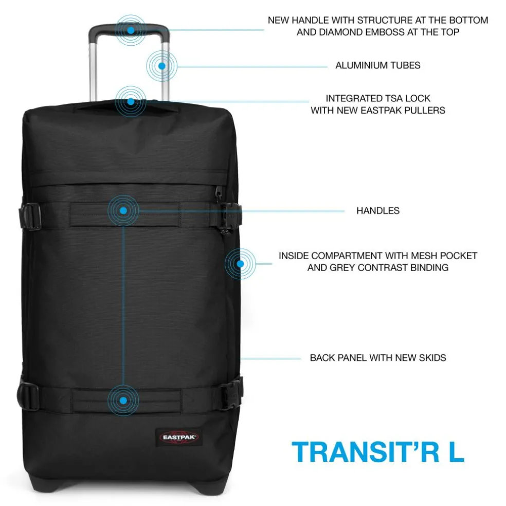 Eastpak Transit'R L trolley 79 - 33 cm black