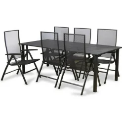 ENGARDEN by Kettler  Strek 220 Siero 6 verstelbaar tuinset antraciet