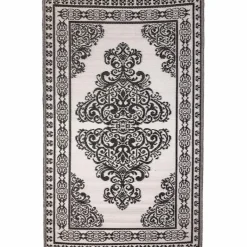 Esschert Design Perzisch buitenkleed 120 x 190 cm grey