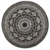 Esschert Design  Rond buitenkleed ø 171 black white