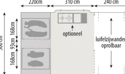 Europa Camper  Sunrider XL EPS Deluxe vouwwagen