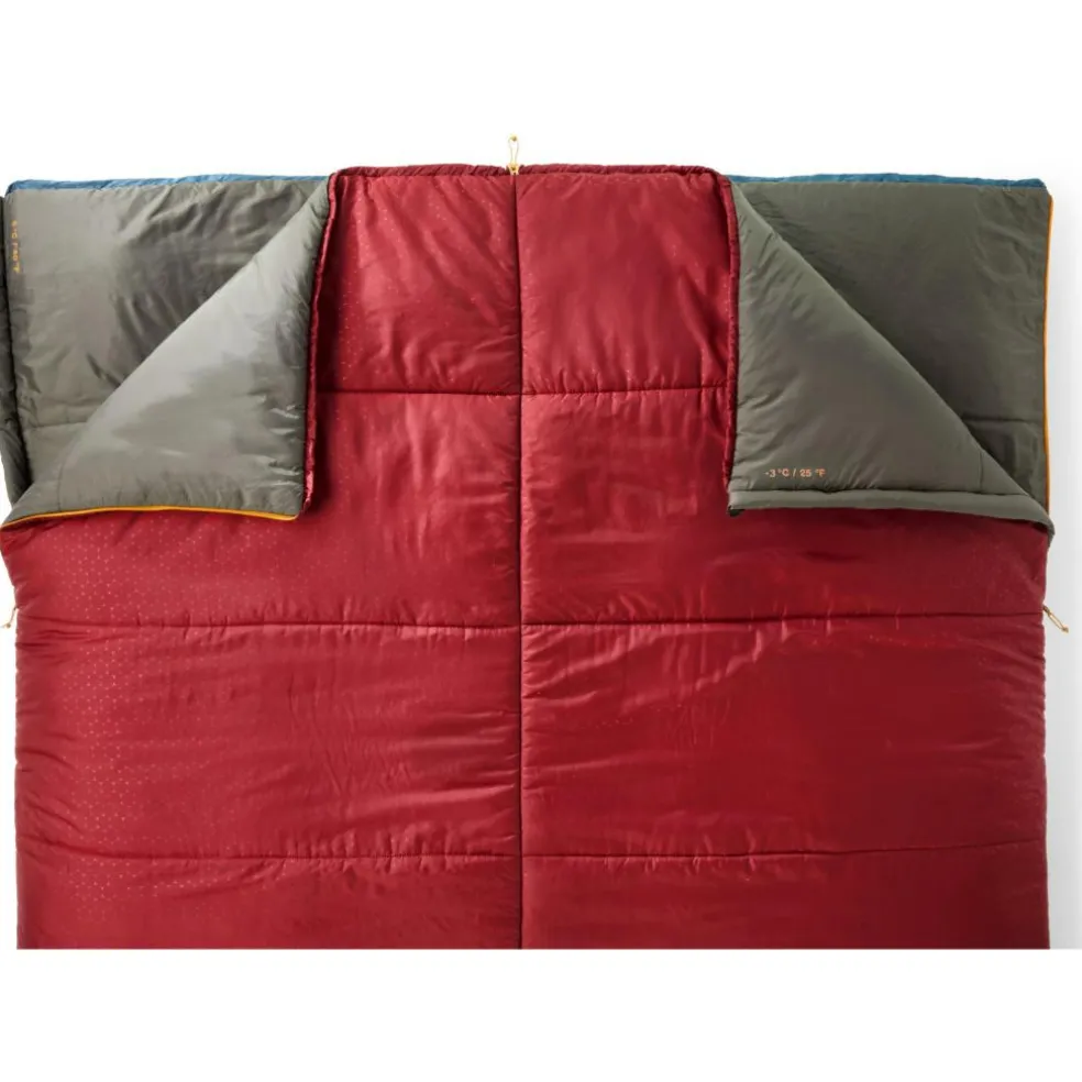 Exped Megasleep Duo 2-persoons slaapzak burgundy ocean