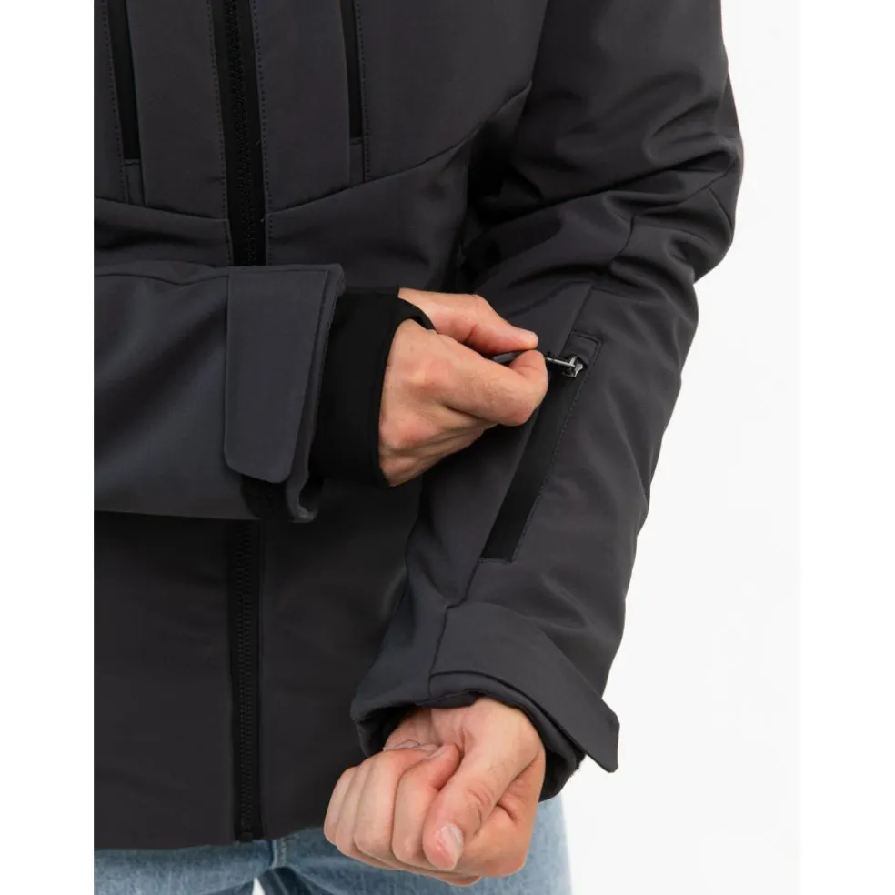 Falcon Boris softshell winterjas heren phantom