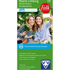 Falk 19 Noord-Limburg met De Peel en De Maasduinen fietskaart