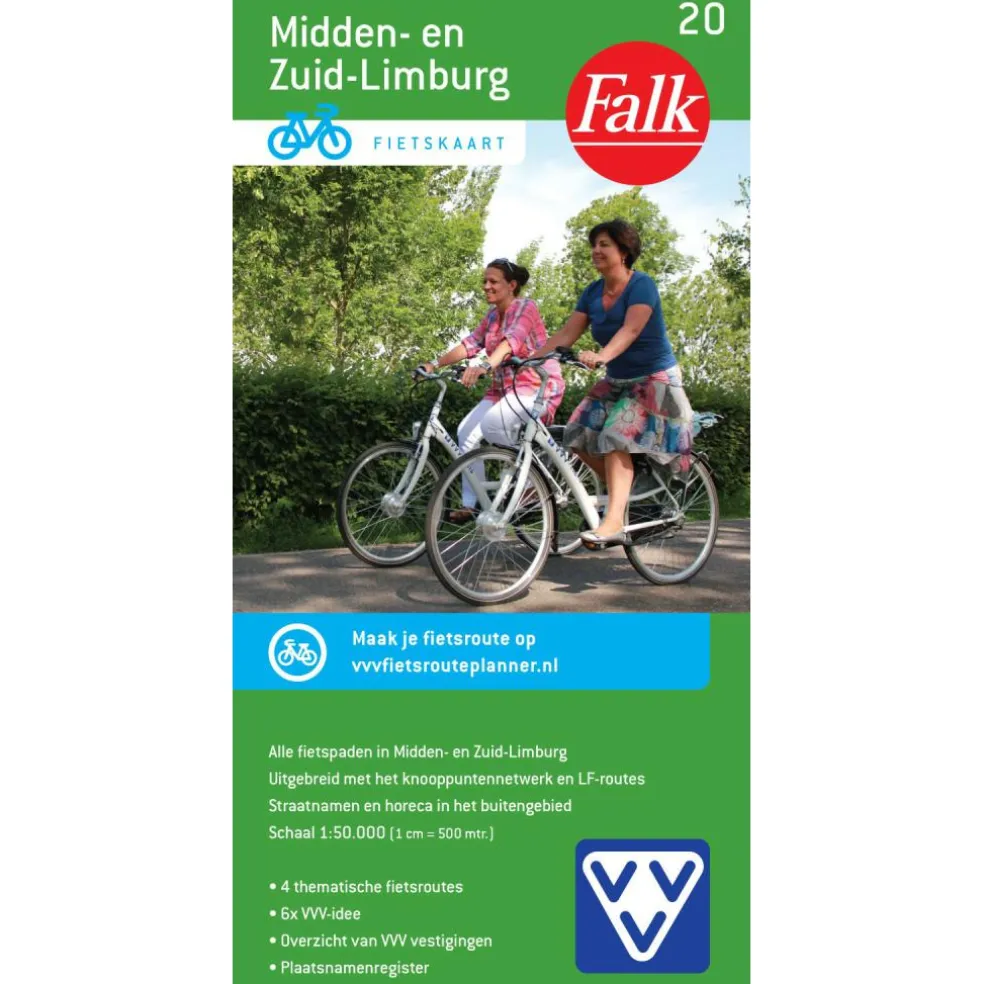 Falk Fietskaart 20 Midden- en Zuid-Limburg