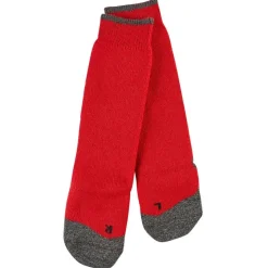 Falke Active Warm + skisokken junior red