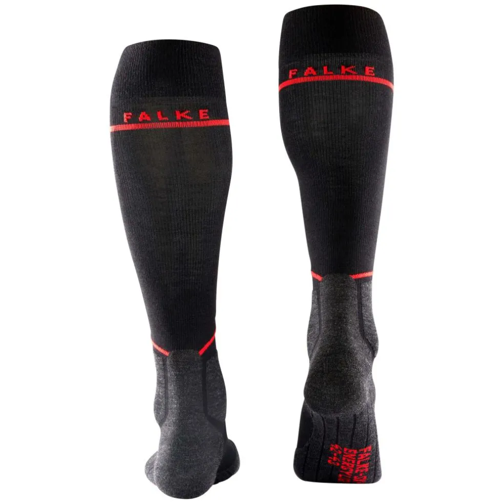 Falke SK4 Advanced Compression Light skisokken dames black mix