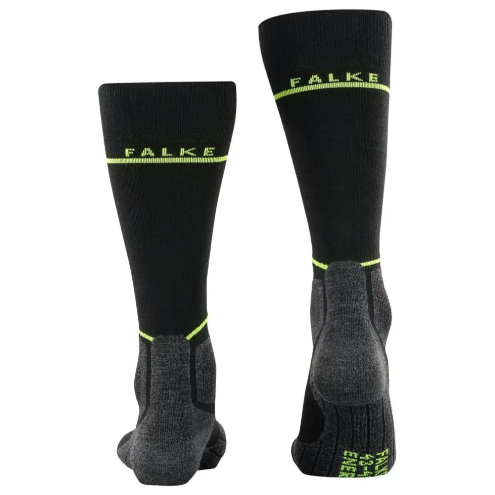 Falke SK Compression Energy skisokken heren black lightning