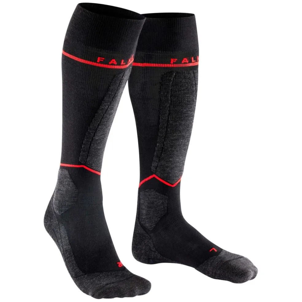 Falke SK4 Energizing Light skisokken heren black mix
