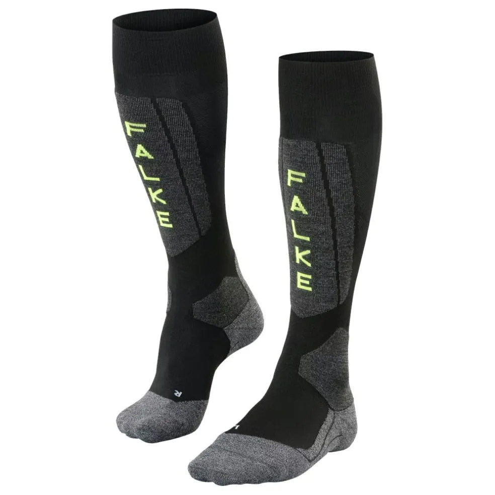 Falke SK5 Expert skisokken heren black lightning