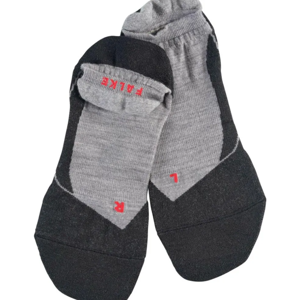 Falke TK5 Invisible wandelsokken heren light grey