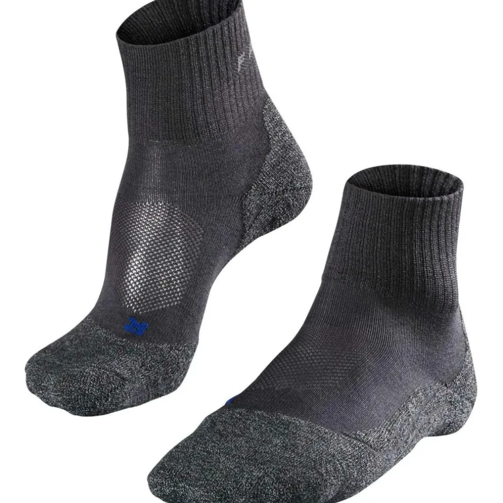 Falke TK2 Short Cool wandelsokken dames asphalt melange