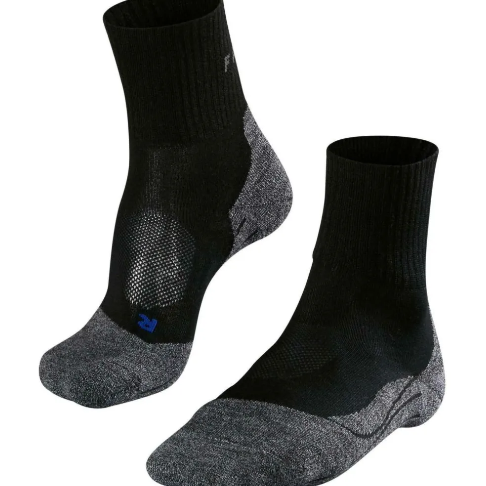 Falke TK2 Short Cool wandelsokken heren black mix