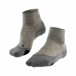 Falke TK2 Short Wool wandelsokken dames kitt mouline