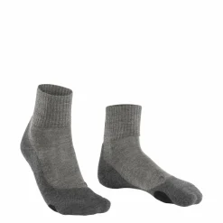 Falke TK2 Short Wool wandelsokken heren kitt mouline