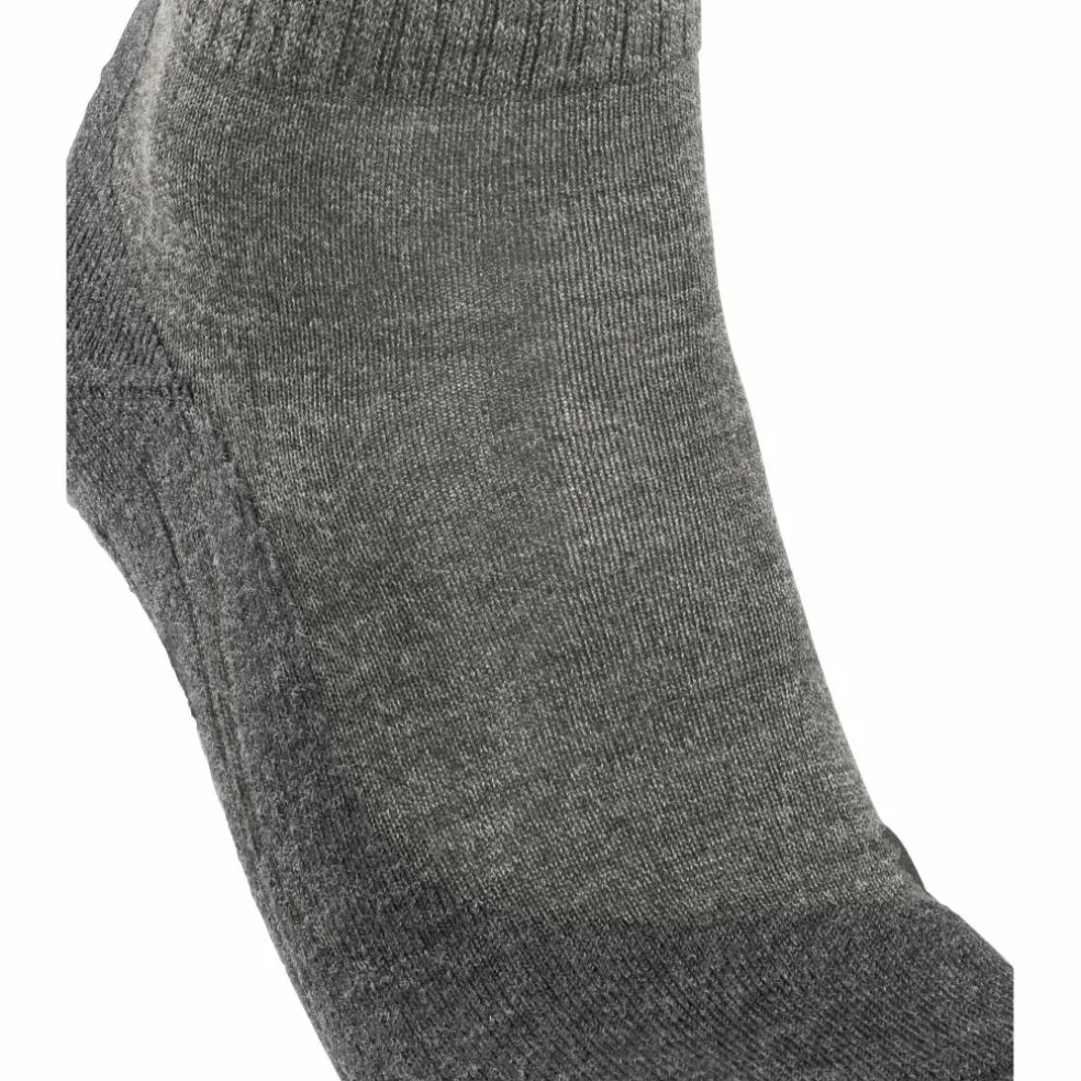 Falke TK2 Short Wool wandelsokken heren kitt mouline