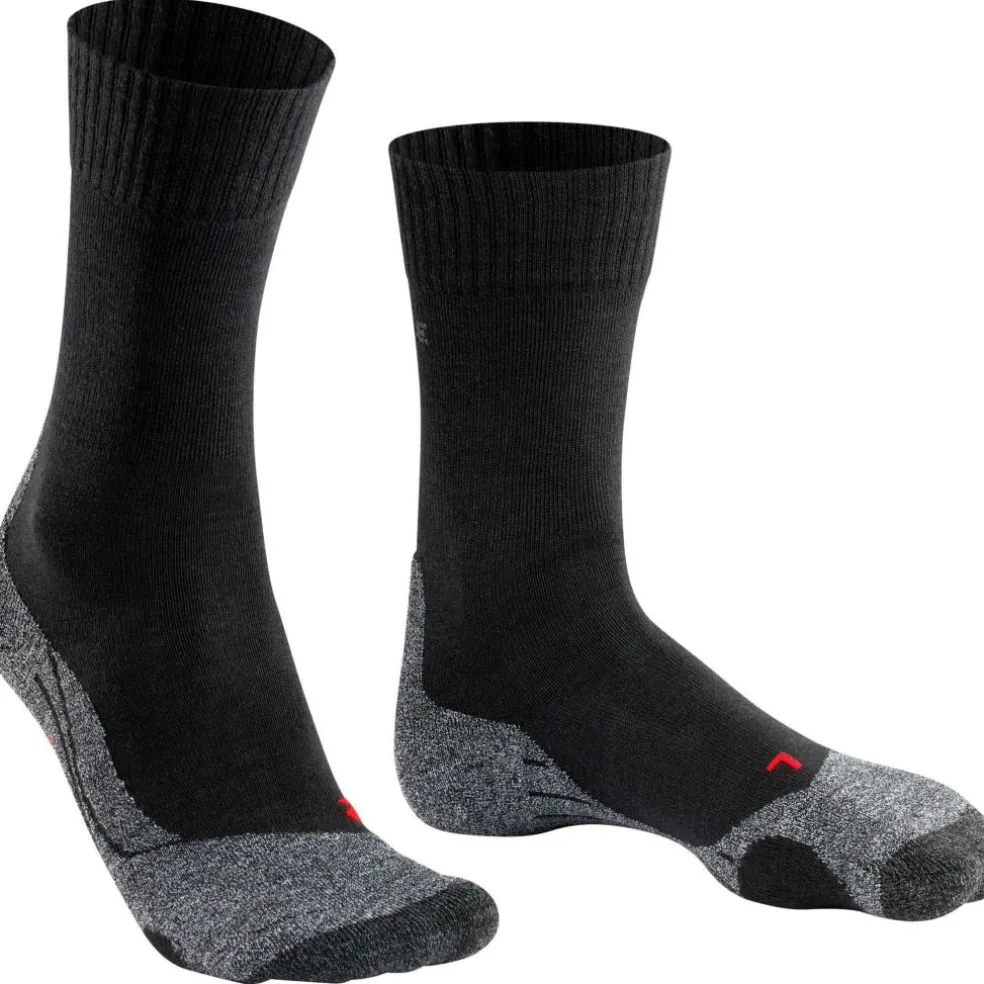 Falke TK2 wandelsokken heren mix black
