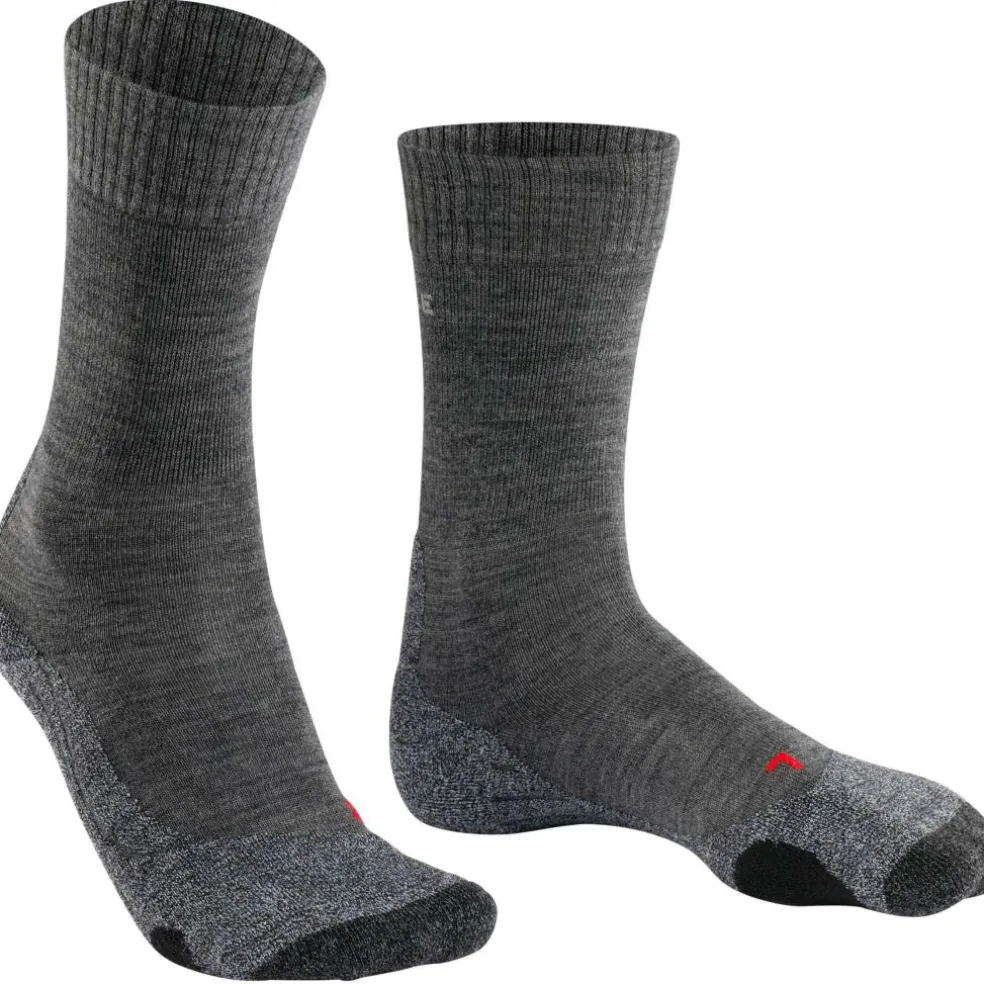 Falke TK2 wandelsokken heren asphalt melange