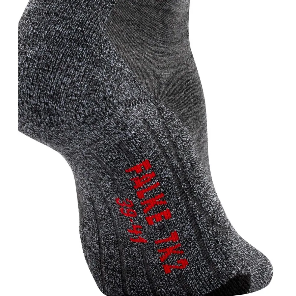 Falke TK2 wandelsokken heren asphalt melange