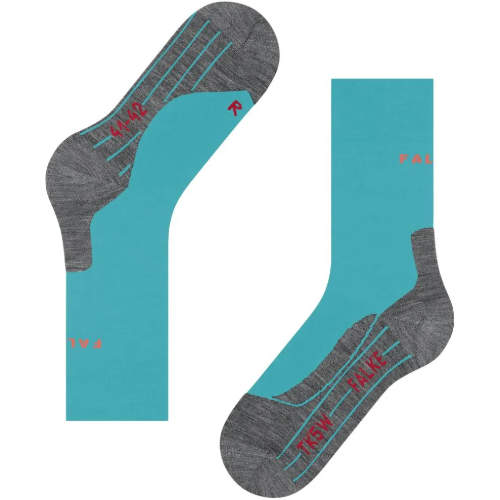 Falke TK5 Wander wandelsokken dames turquoise