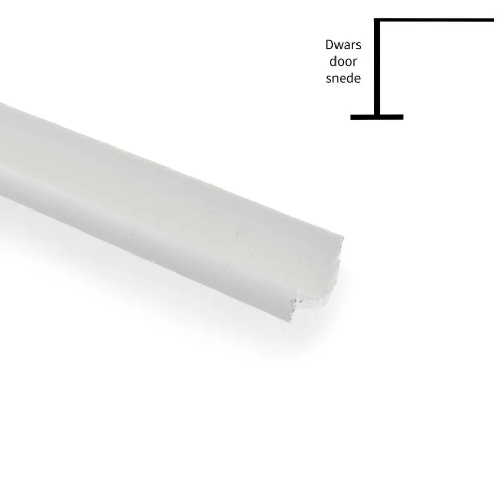 Fawo Hoefijzer gordijnrail enkel 2,5 meter