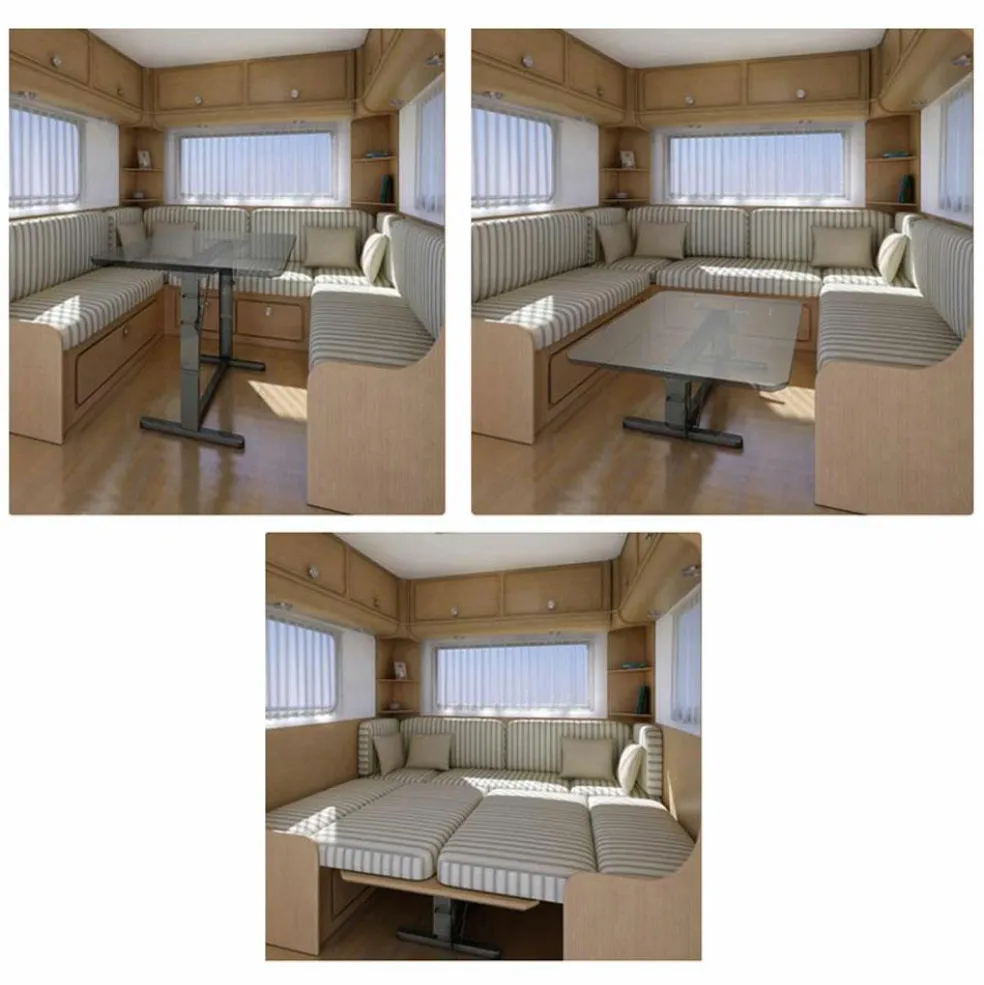 Fawo Krause tafelpoot 600 mm bruin