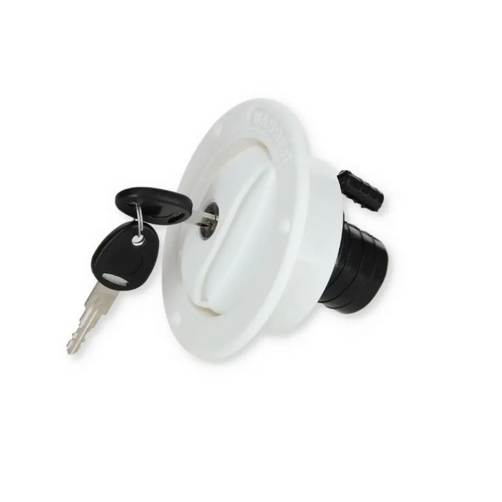 Fawo Watervuldop met slot kort wit