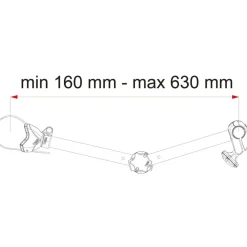 Fiamma Bike-Block Pro S D2 fietsklem aluminium