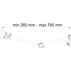 Fiamma Bike-Block Pro S D3 fietsklem aluminium