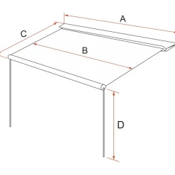 Fiamma CaravanStore 255 zakluifel - Royal Grey