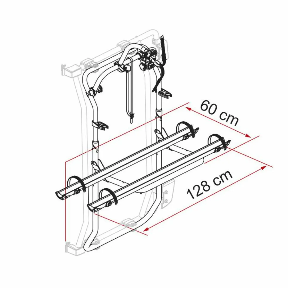 Fiamma Carry-Bike Frame fietsendrager deep black