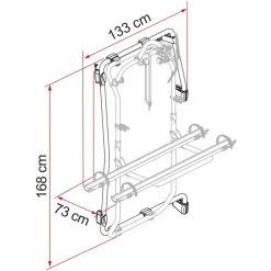 Fiamma Carry-Bike Frame kit voor Mercedes Sprinter  vanaf 2018