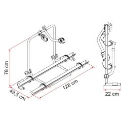 Fiamma Carry-Bike Garage Plus fietsendrager
