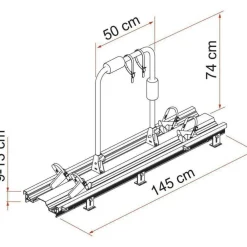 Fiamma Carry-Bike Garage Slide Pro fietsendrager black