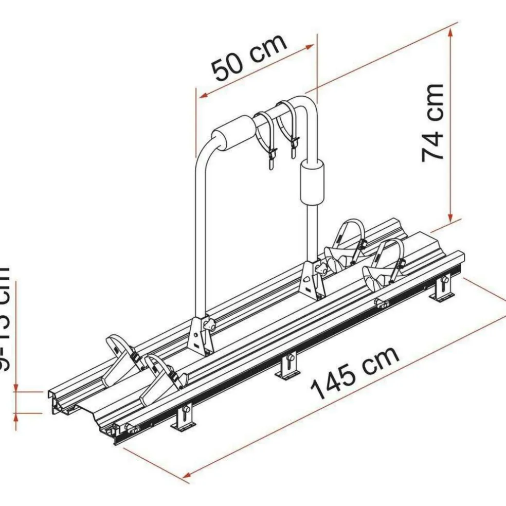 Fiamma Carry-Bike Garage Slide Pro fietsendrager black