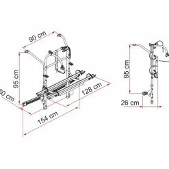 Fiamma Carry-Bike Mercedes V Class Premium vanaf 2014  fietsendrager